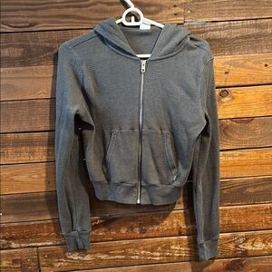 TNA Gray Zip-Up Hoodie
